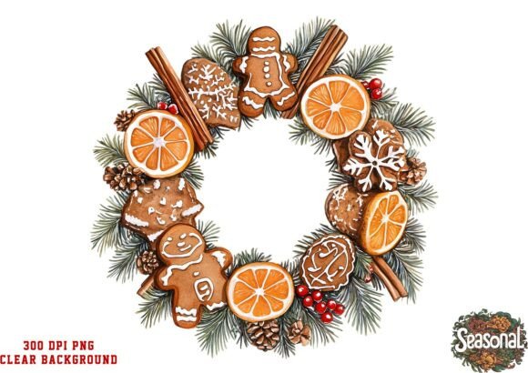Berry Leaf Christmas Corner PNG: A Festive Illustration for Handmade Creations