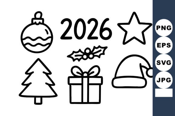 Christmas 2026 Holiday Icons: A Designer’s Take on Illustrations for Real Projects