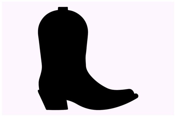 Christmas Cowboy Boot Silhouette Illustrations: A Festive Graphic Design Asset for Crafters