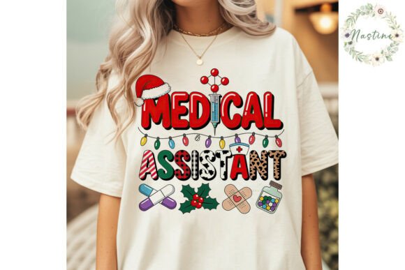 Christmas Medical Assistant PNG Clipart for Editorial Design