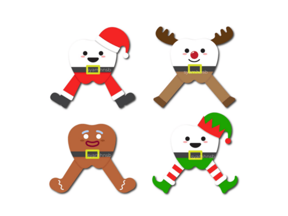 Christmas Tooth SVG Bundle: A Versatile Illustration for Brand Designers