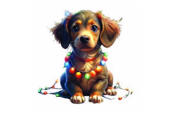 Dog Christmas PNG Review: A Festive Illustration for Digital Product Creators